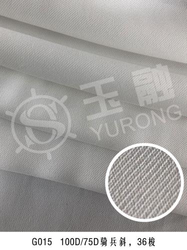 G015 100D/75D Twill chiffon, 36 pick