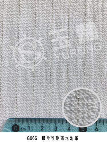 G066 Gold silk equidistance bubble cloth